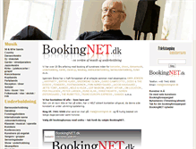 Tablet Screenshot of bookingnet.dk